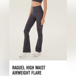 SPLITS59 Raquel High Waisted Flare Legging size small - heather gray
